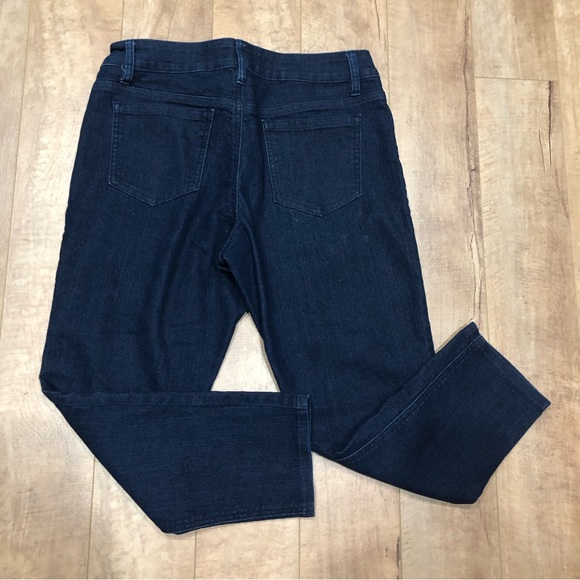 Nygård Mid Rise Capris stretch denim dark blue - Picture 2 of 7